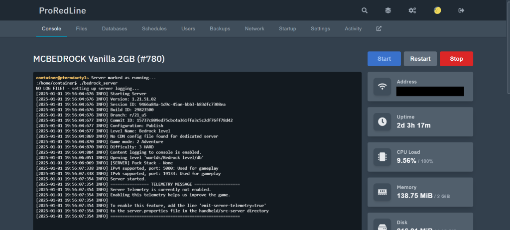 prl dashboard